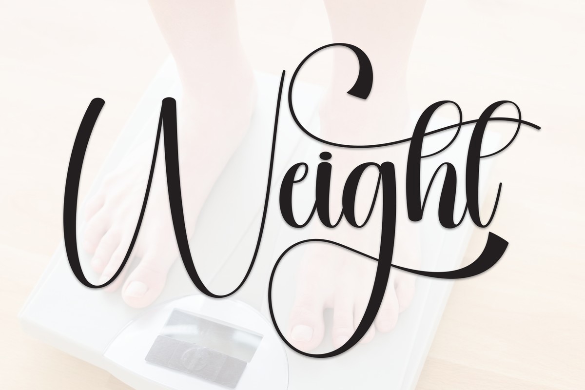 Schriftart Weight