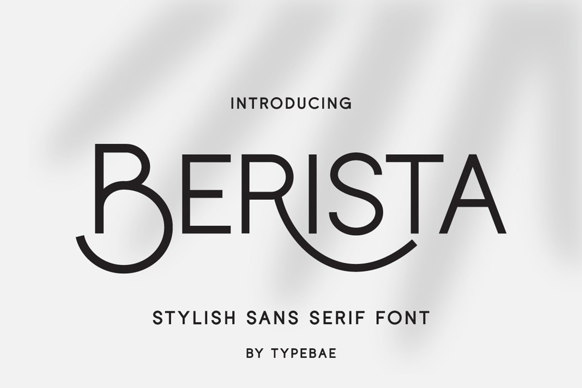 Schriftart Berista