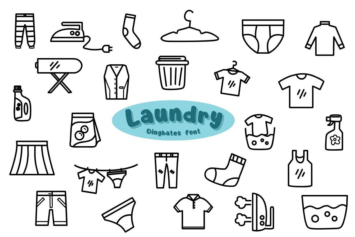 Schriftart Laundry