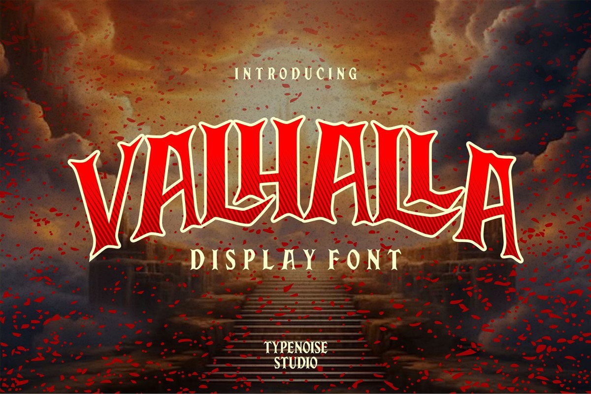 Schriftart Valhalla