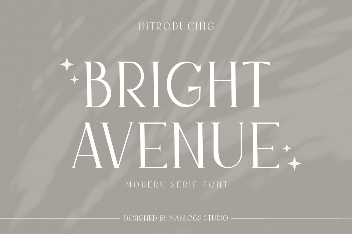 Schriftart Bright Avenue