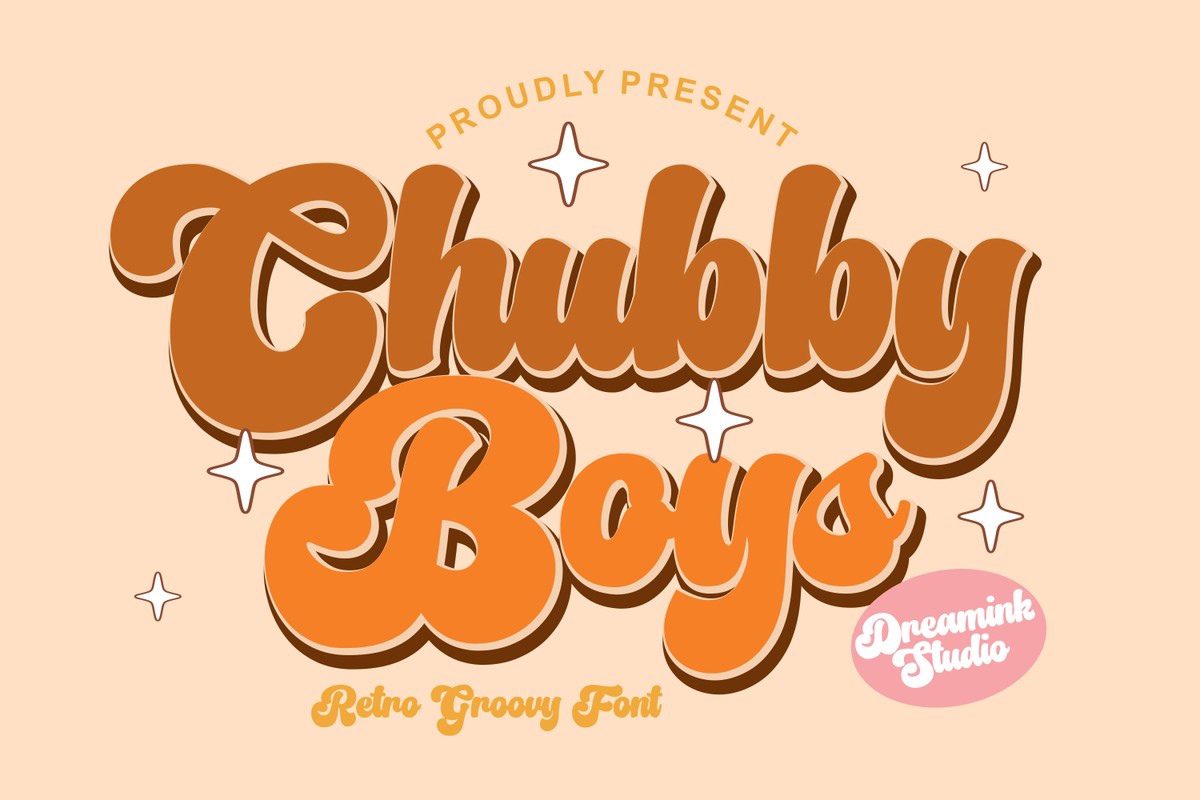 Schriftart Chubby Boys