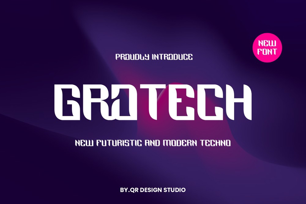 Schriftart Grotech