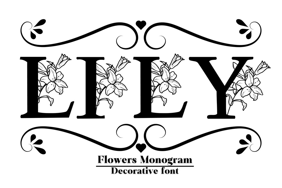 Schriftart Lily