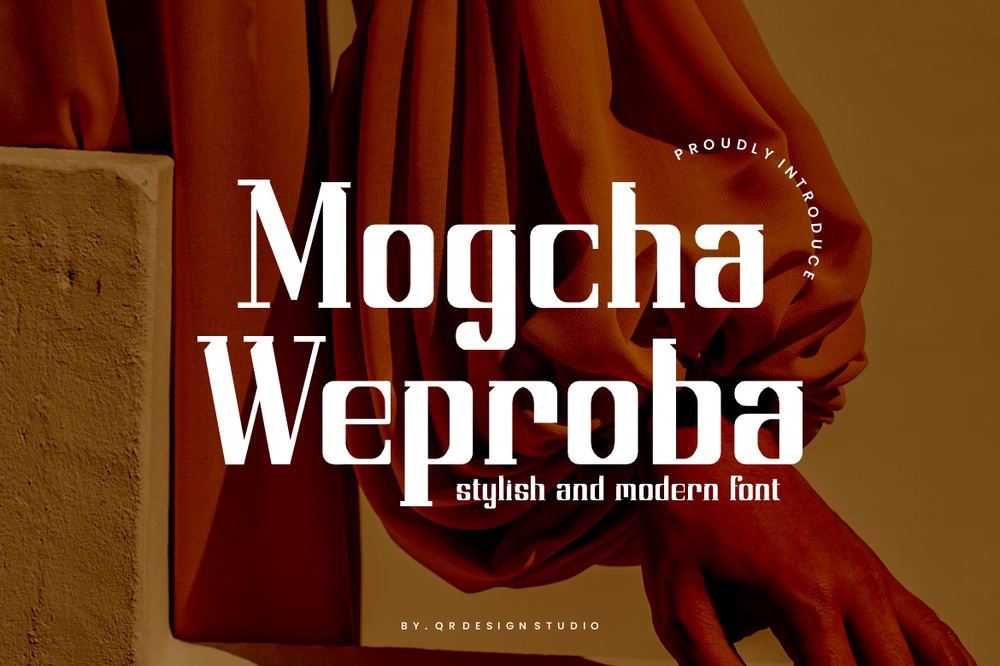 Schriftart Mogcha Weproba