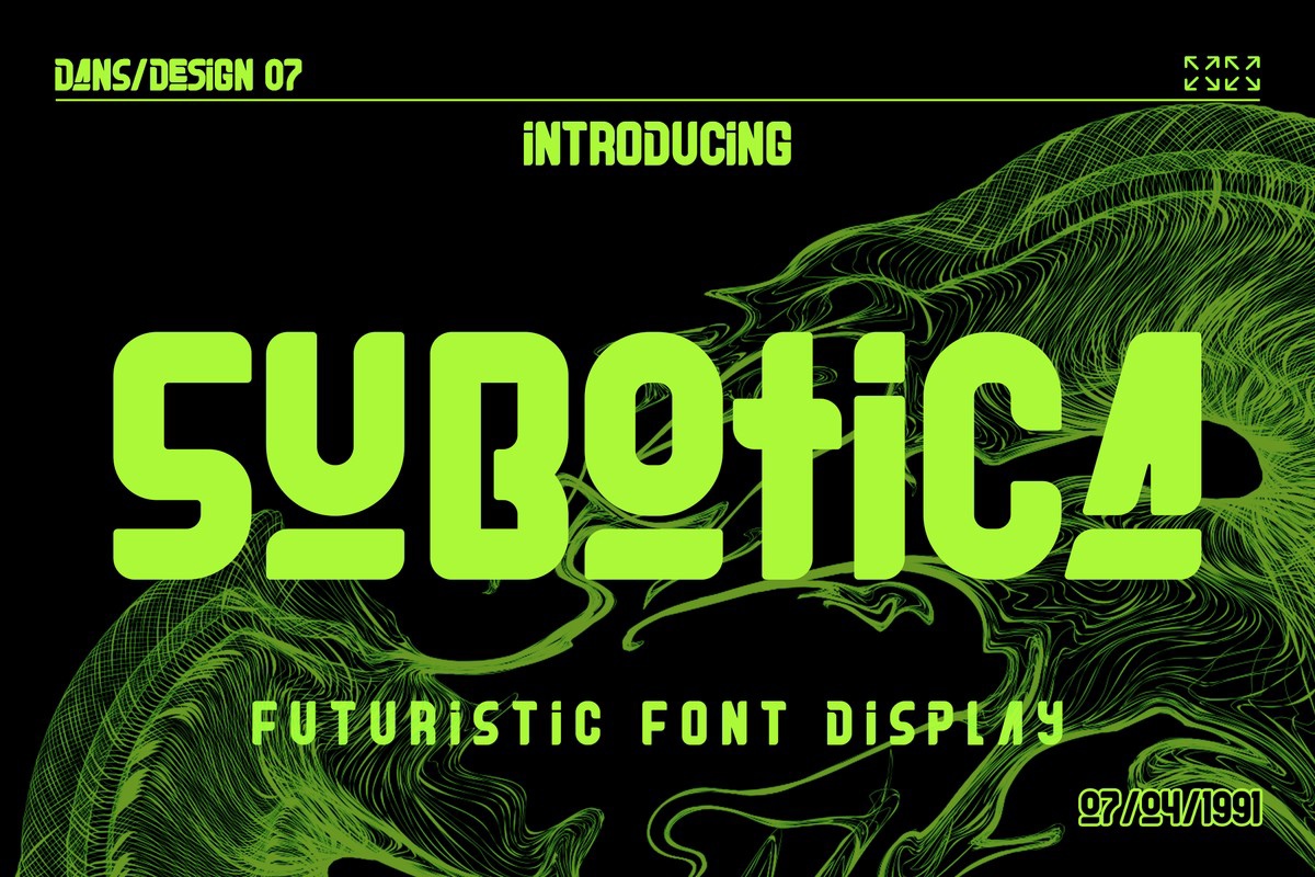 Schriftart Subotica