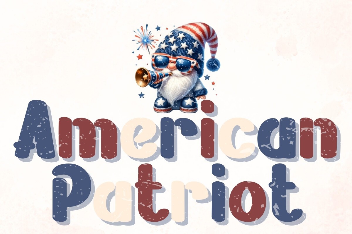 Schriftart American Patriot