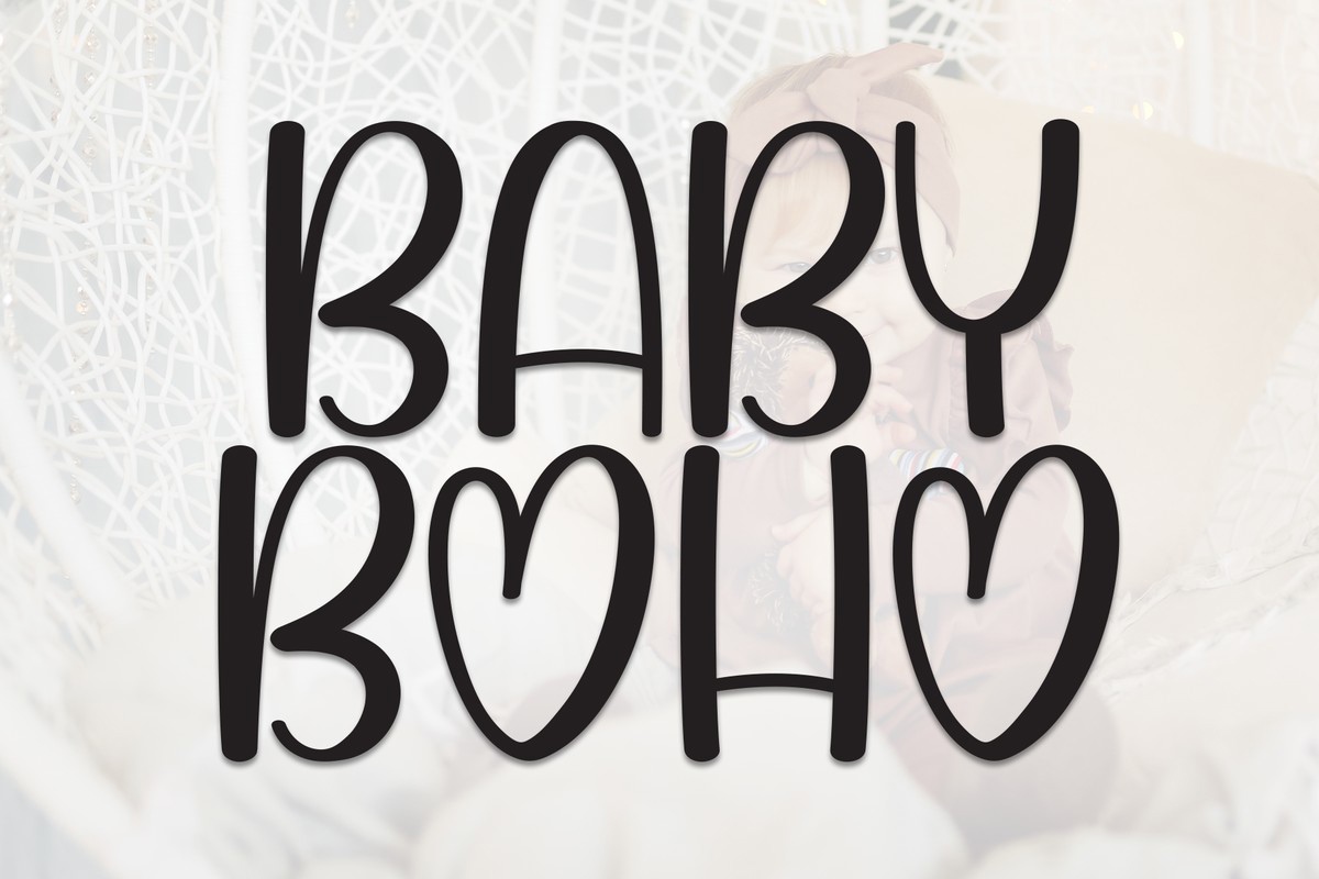 Schriftart Baby Boho