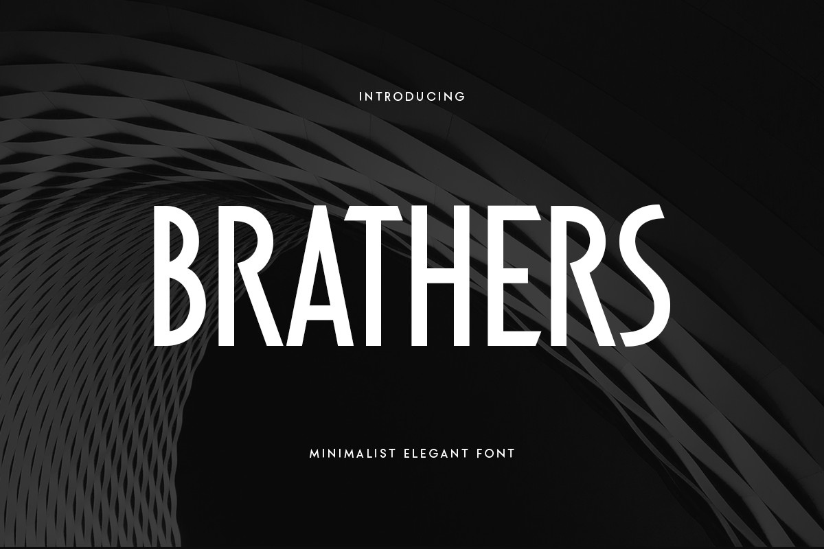 Schriftart Brathers