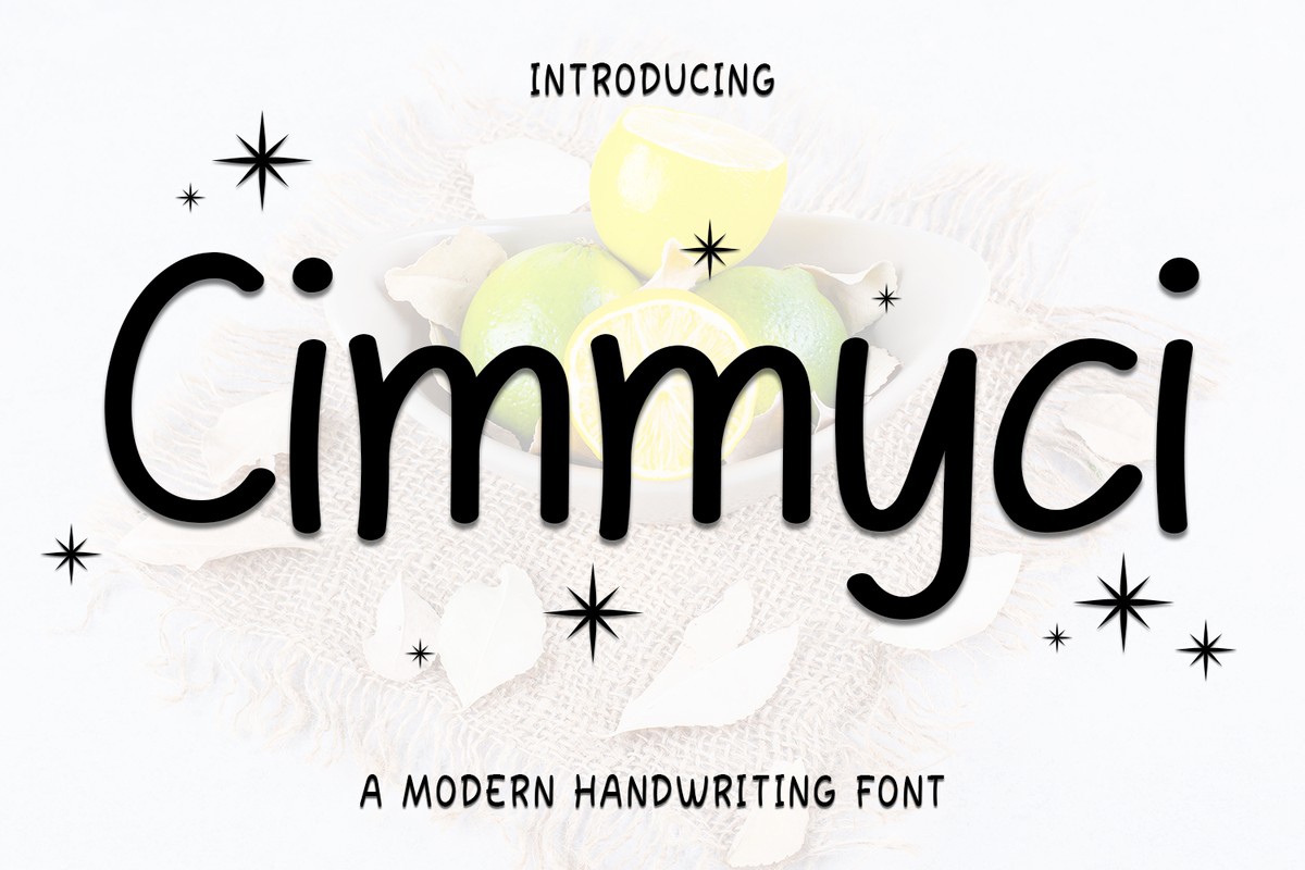 Schriftart Cimmyci