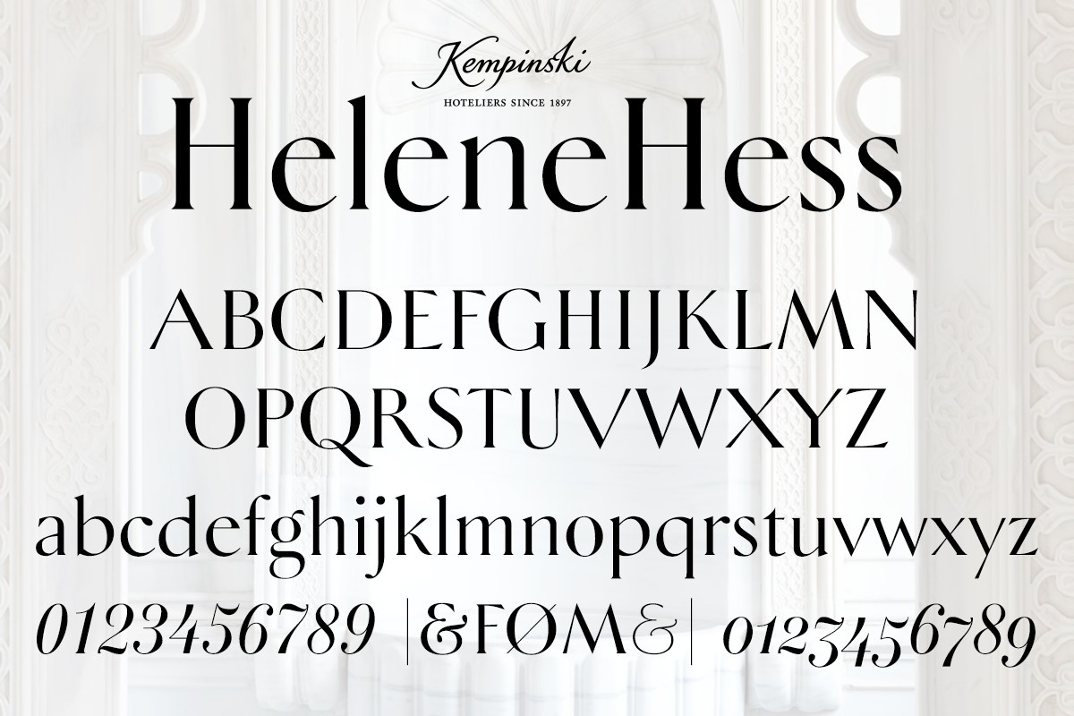 Schriftart HeleneHess