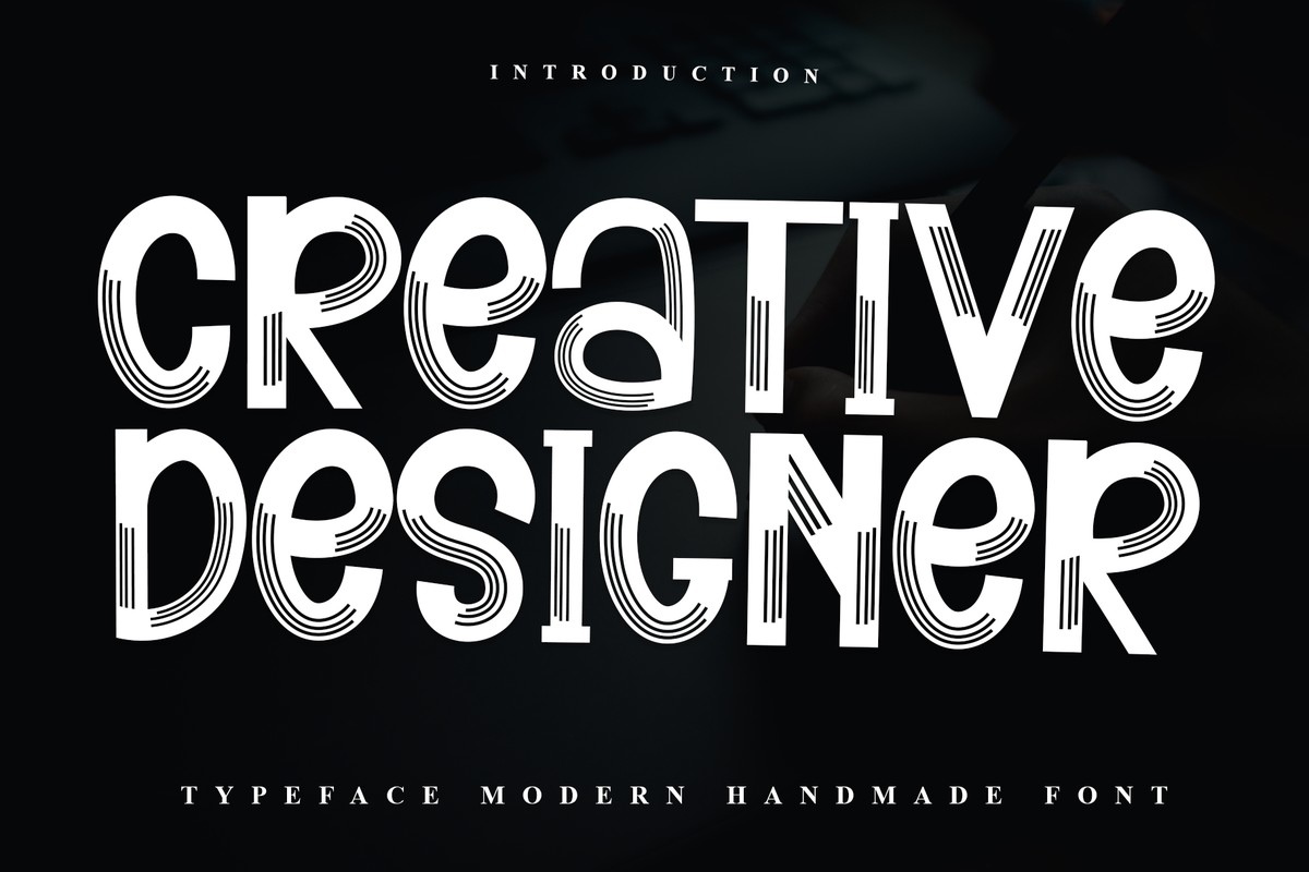 Schriftart Creative Designer