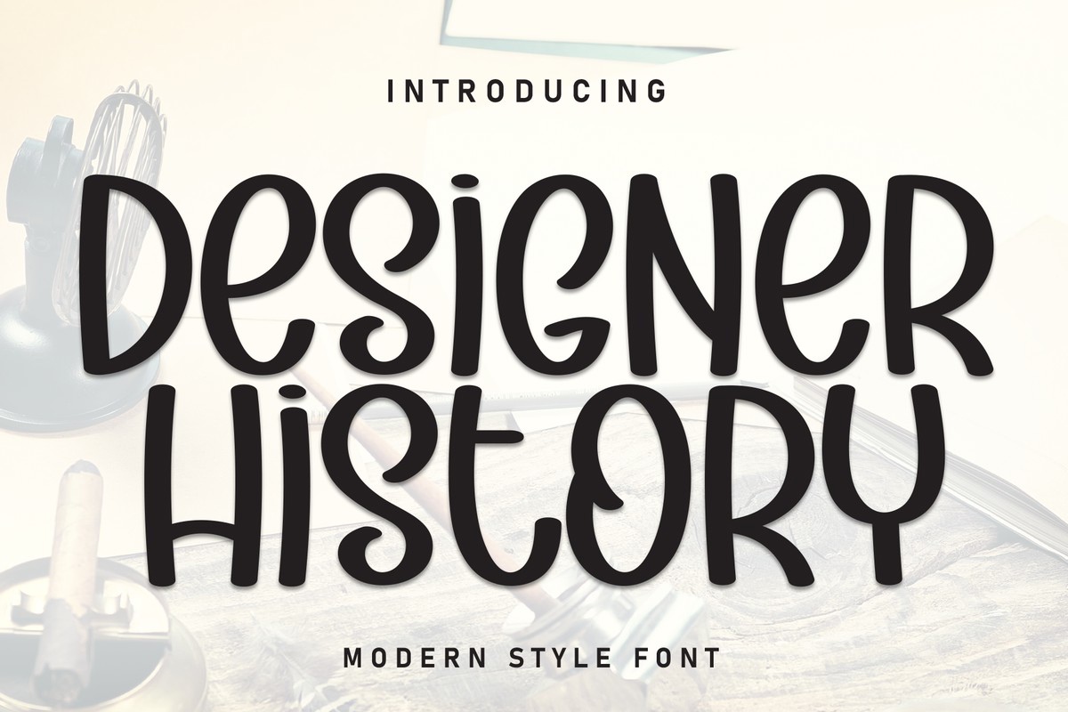 Schriftart Designer History