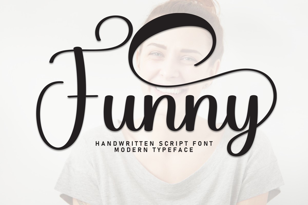 Schriftart Funny