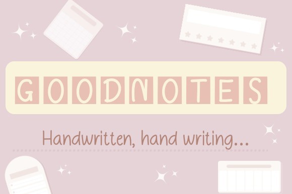 Schriftart Goodnotes