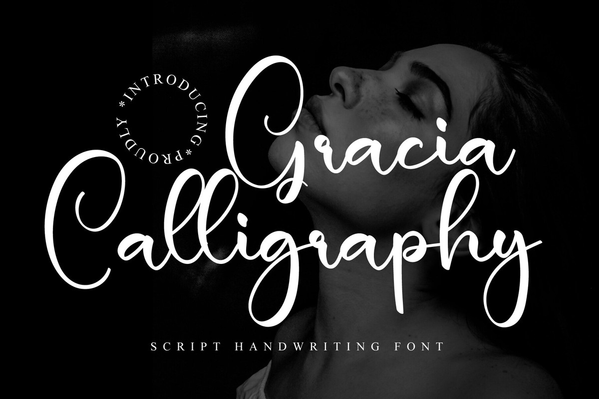 Schriftart Gracia Calligraphy