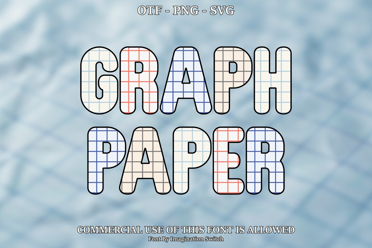 Schriftart Graph Paper