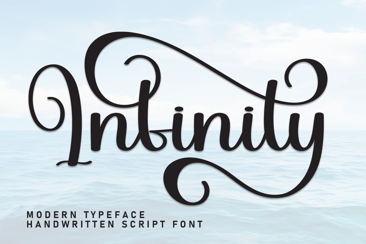 Schriftart Infinity