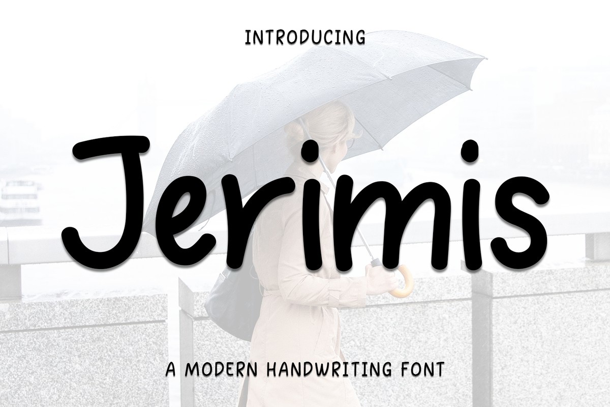 Schriftart Jerimis