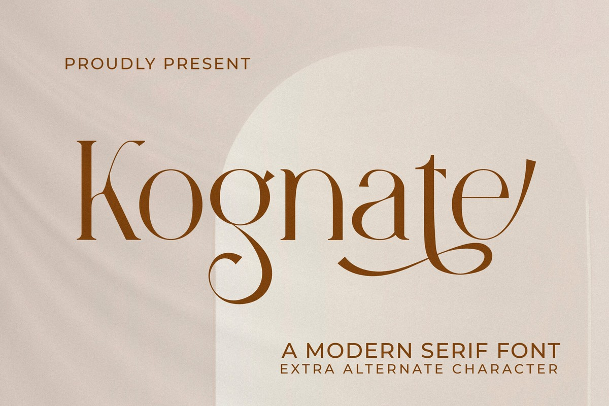 Schriftart Kognate