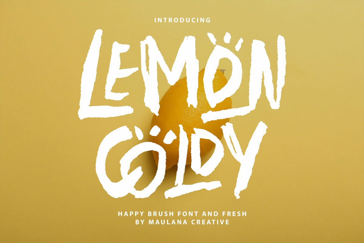 Schriftart Lemon Coldy