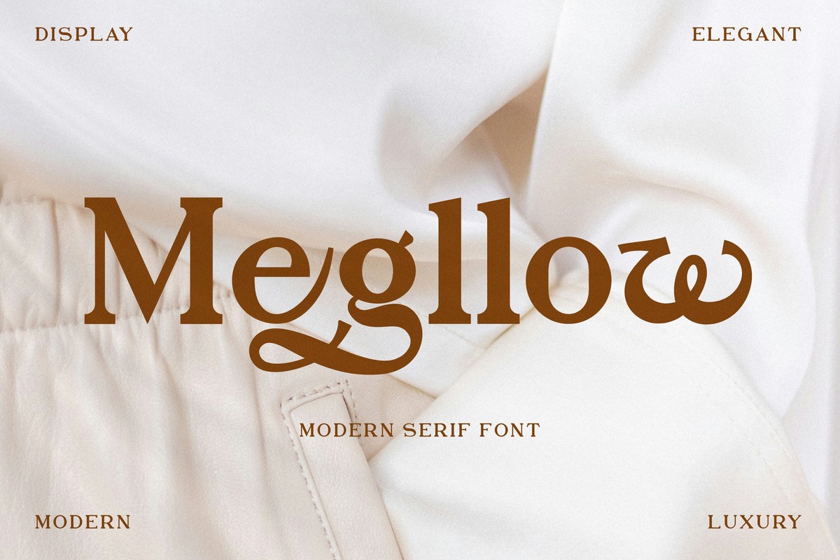 Schriftart Megllow