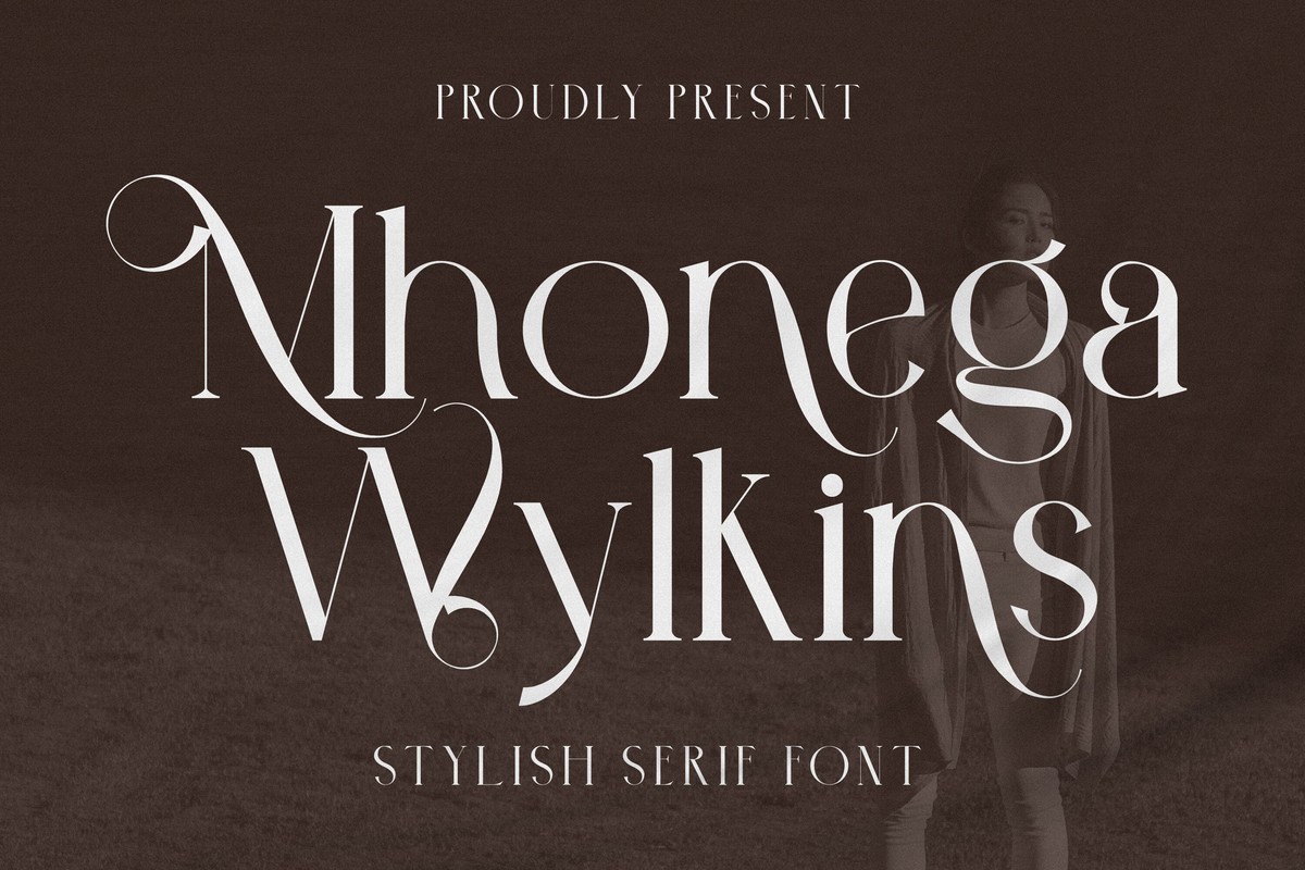 Schriftart Mhonega Wylkins