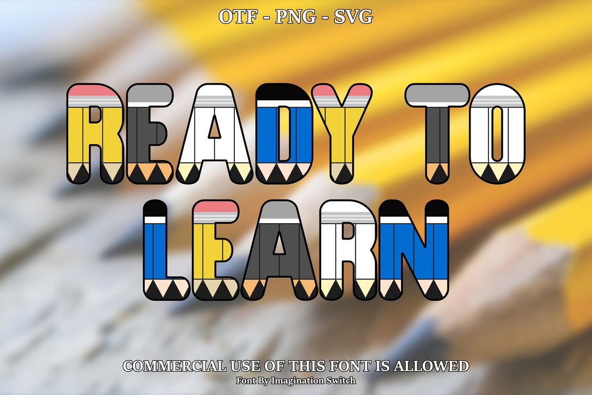 Schriftart Ready to Learn Collection