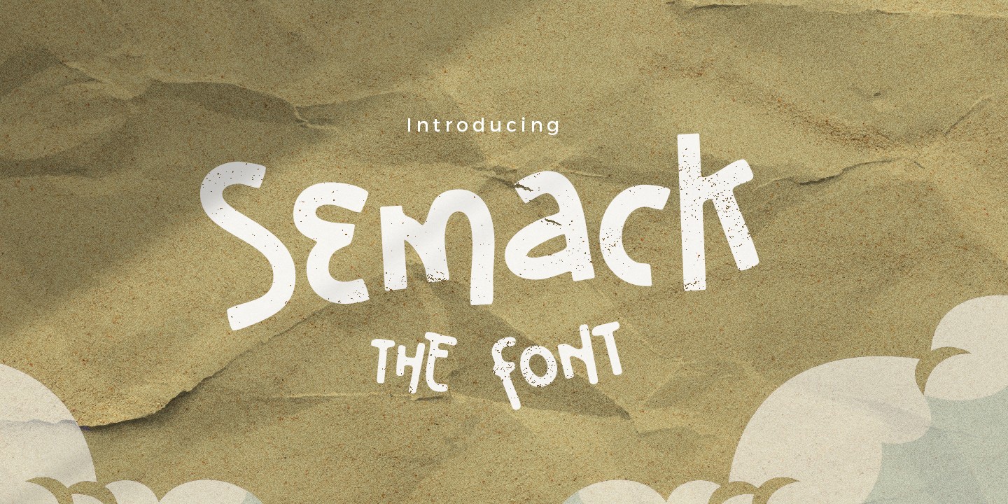 Schriftart Semack