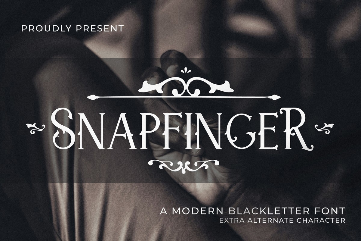 Schriftart Snapfinger