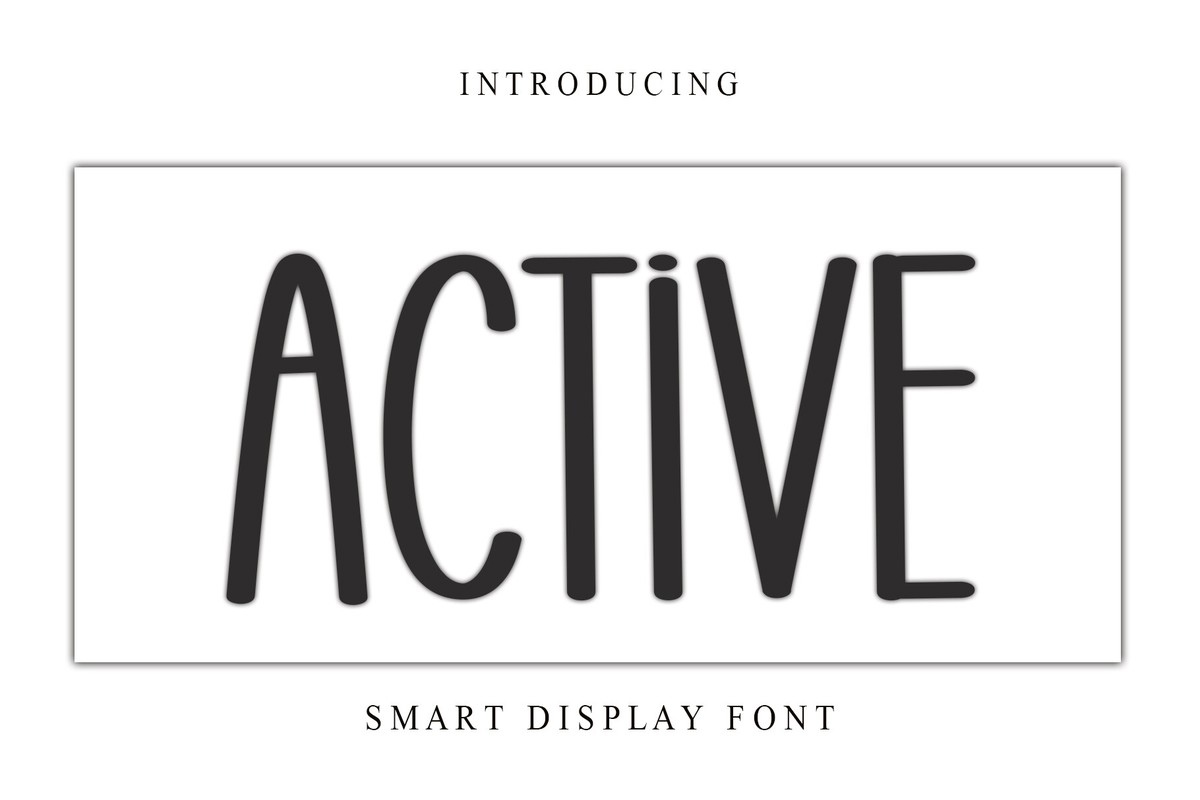 Schriftart Active