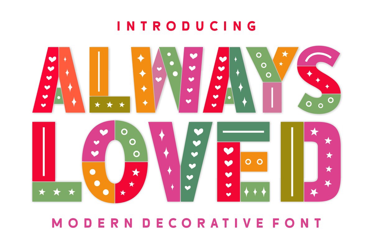 Schriftart Always Loved