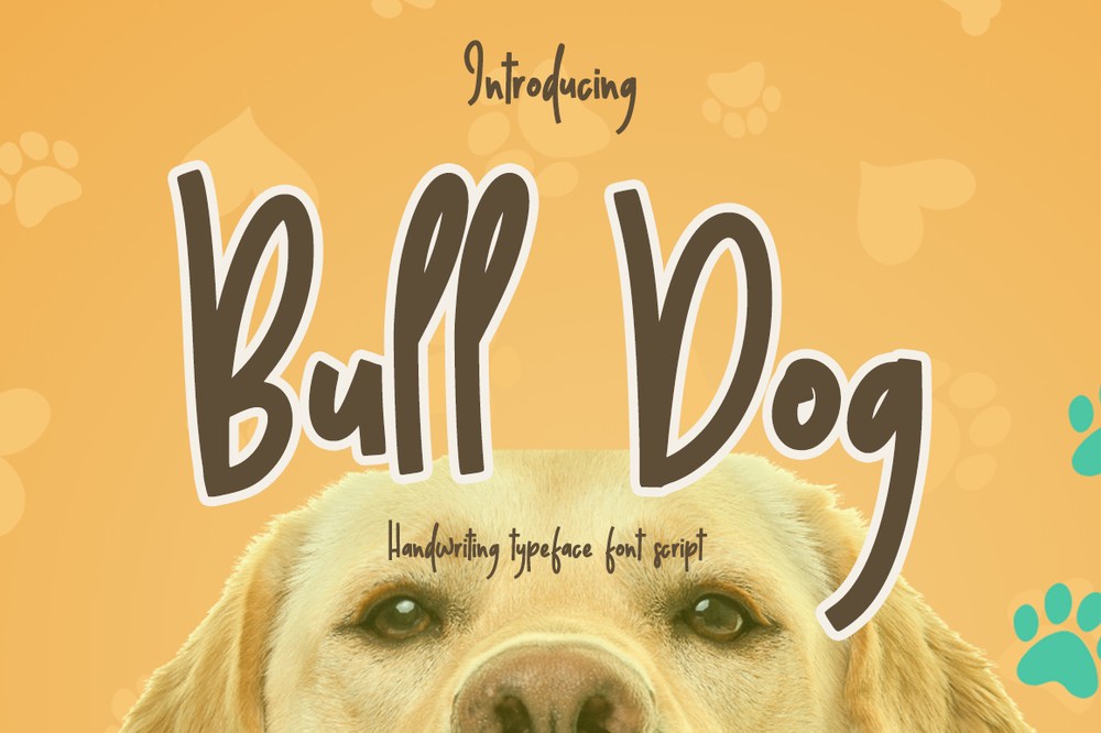 Schriftart Bull Dog