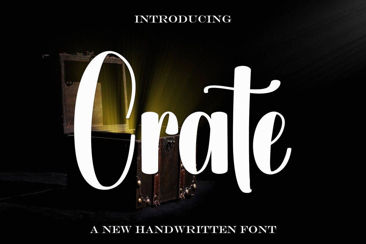 Schriftart Crate