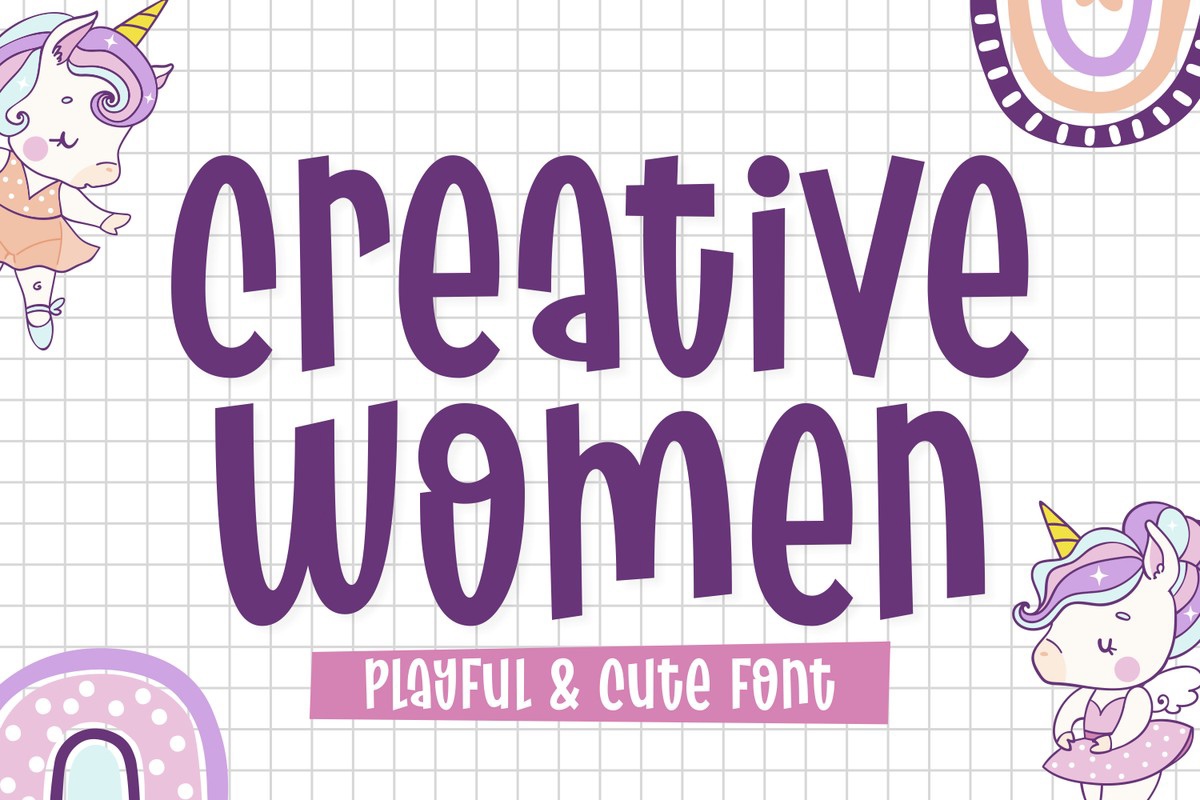 Schriftart Creative Women