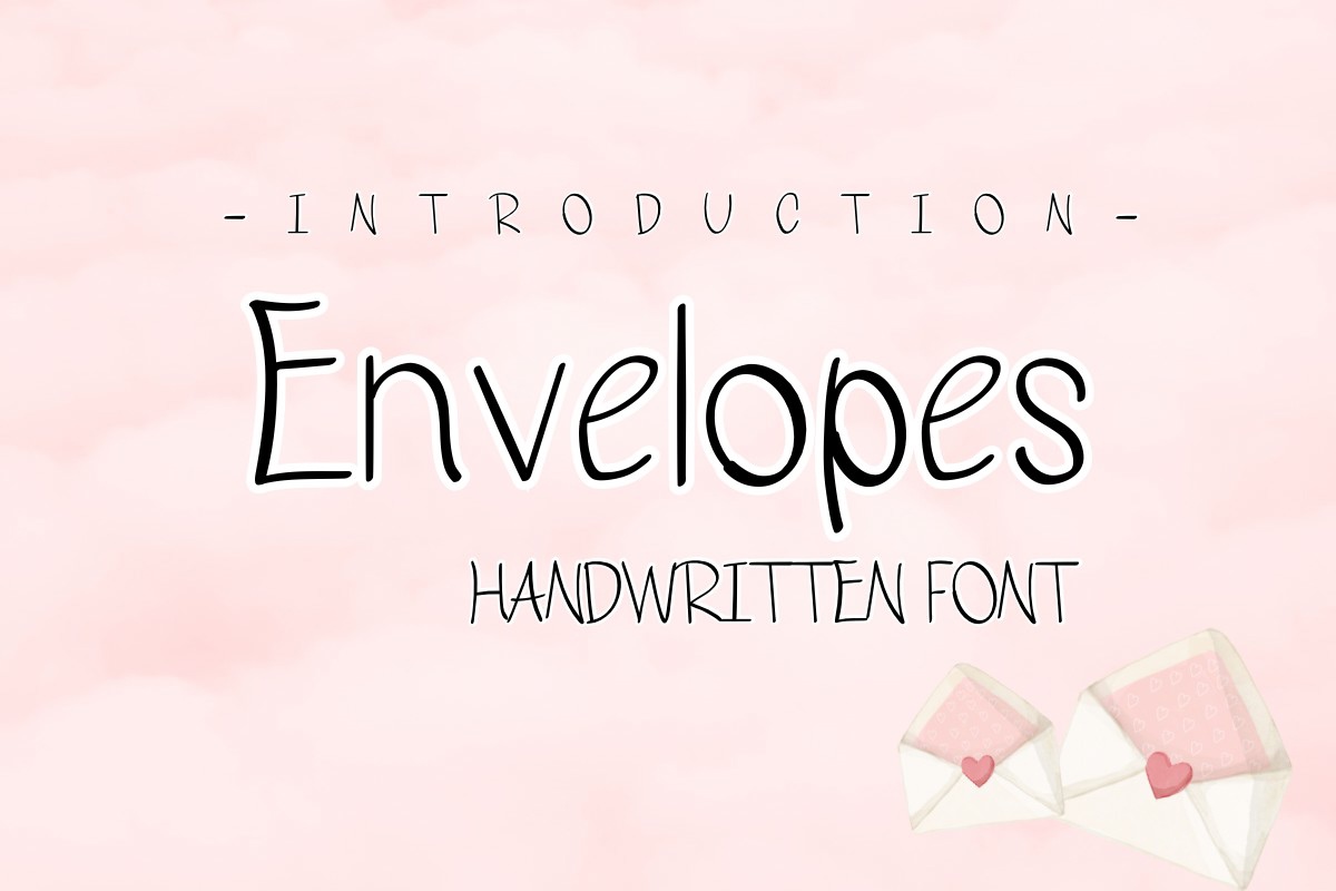 Schriftart Envelopes