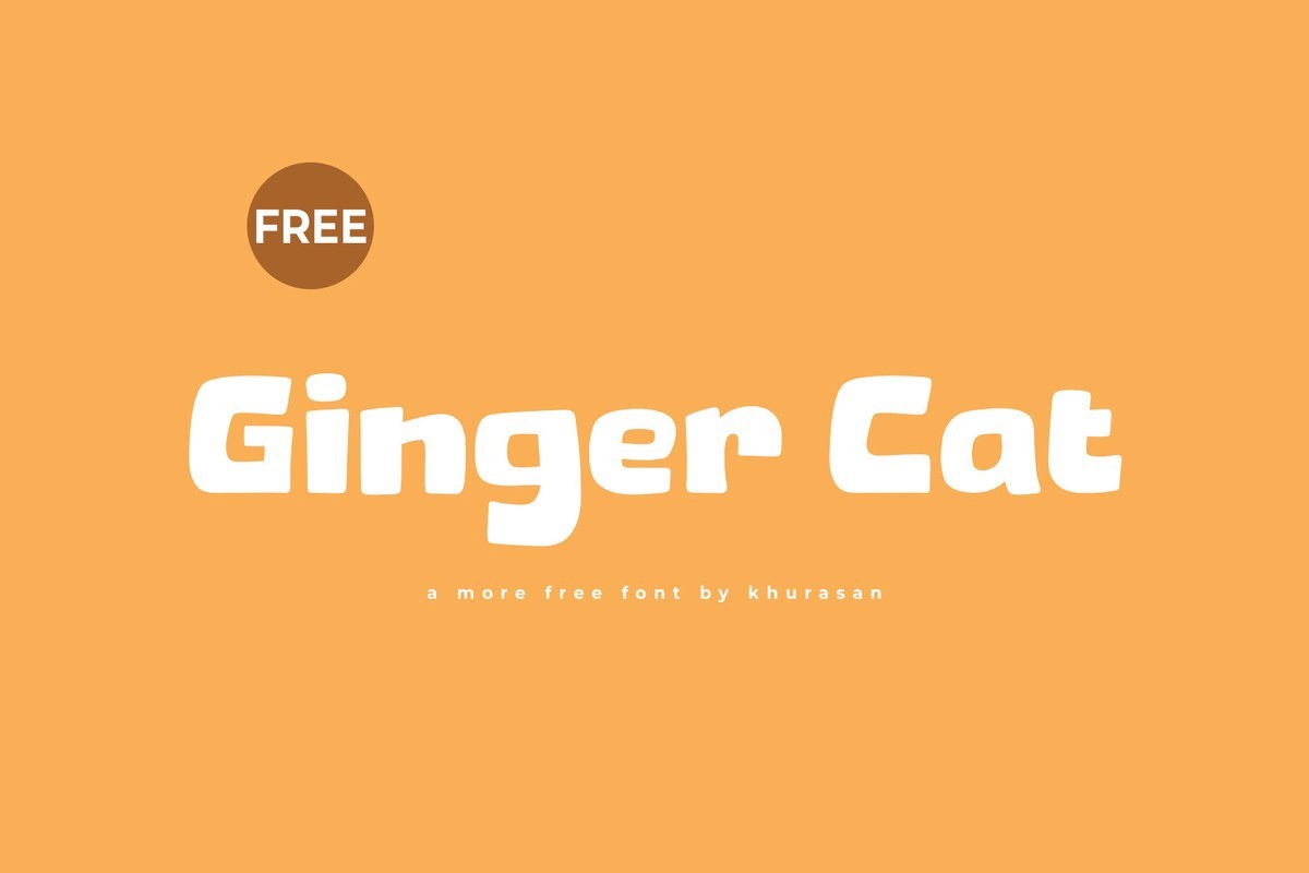 Schriftart Ginger Cat