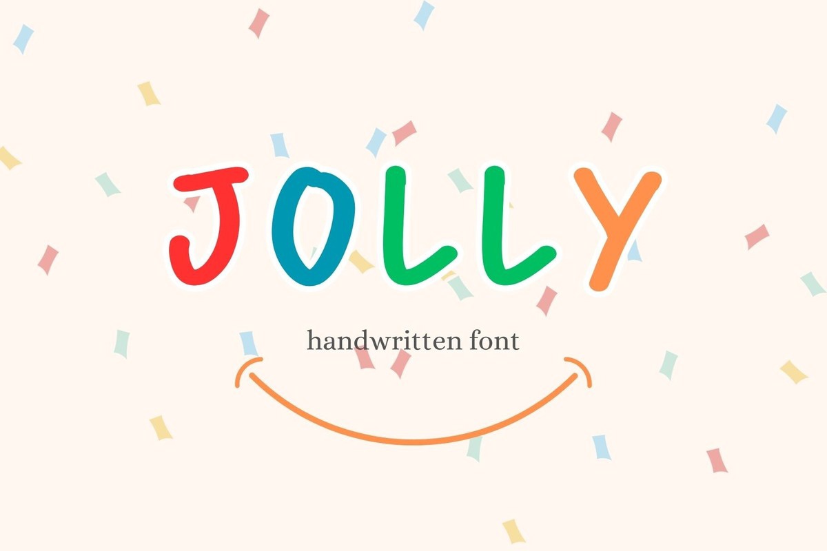 Schriftart Jolly