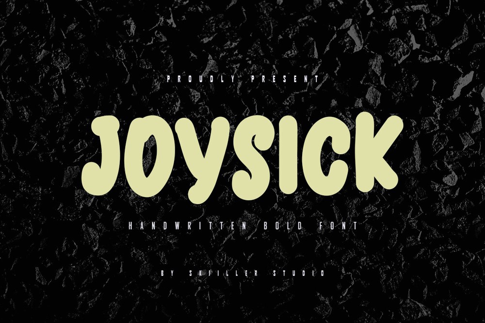 Schriftart Joysick