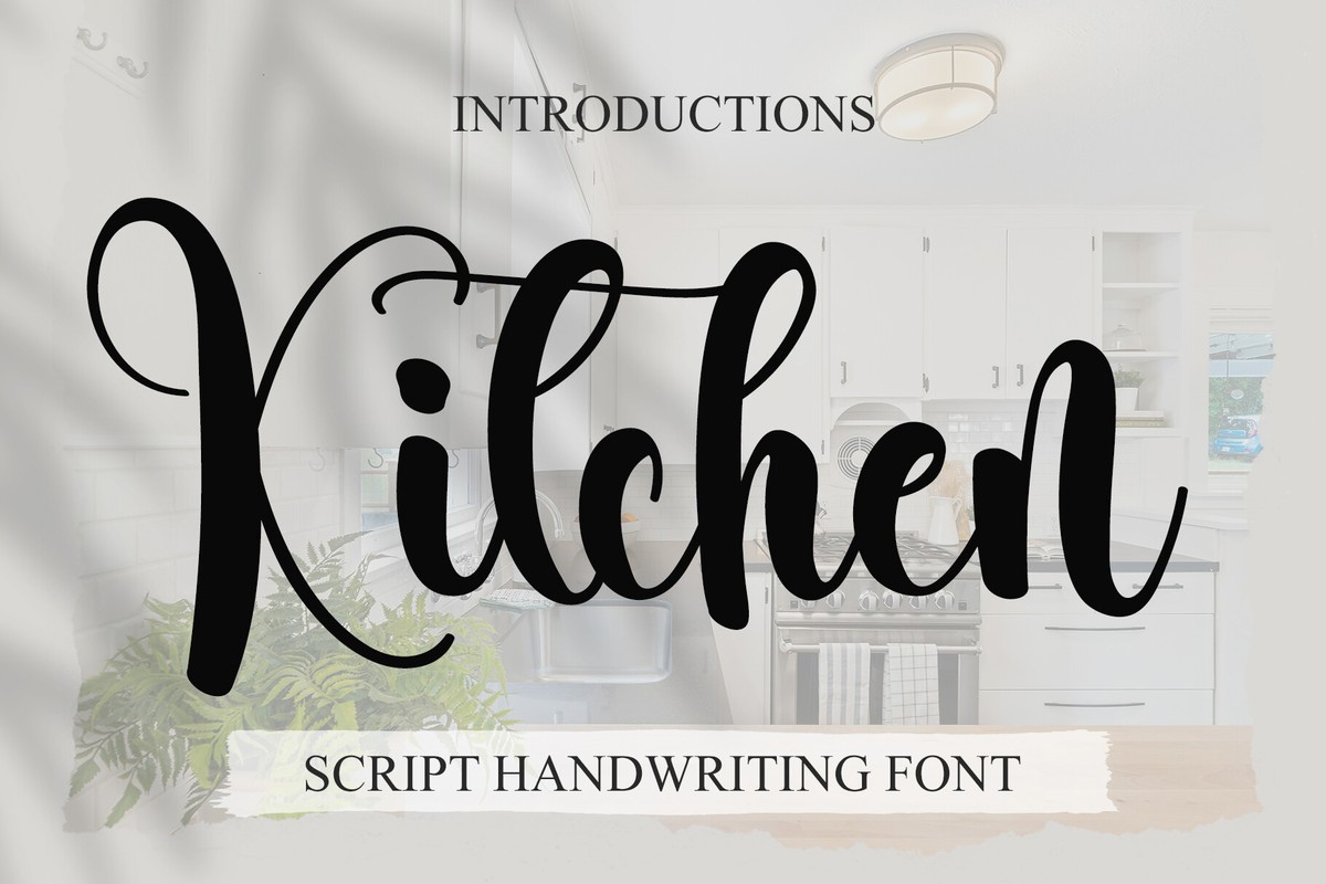 Schriftart Kitchen