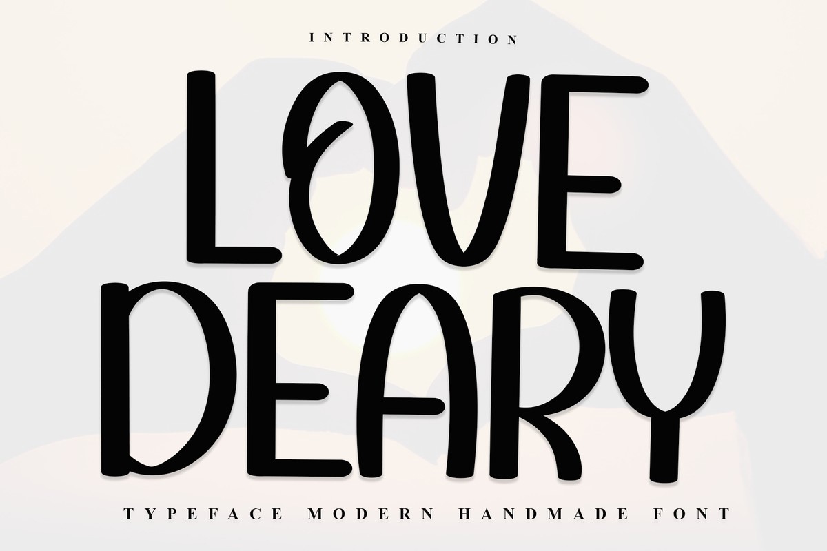 Schriftart Love DeAry