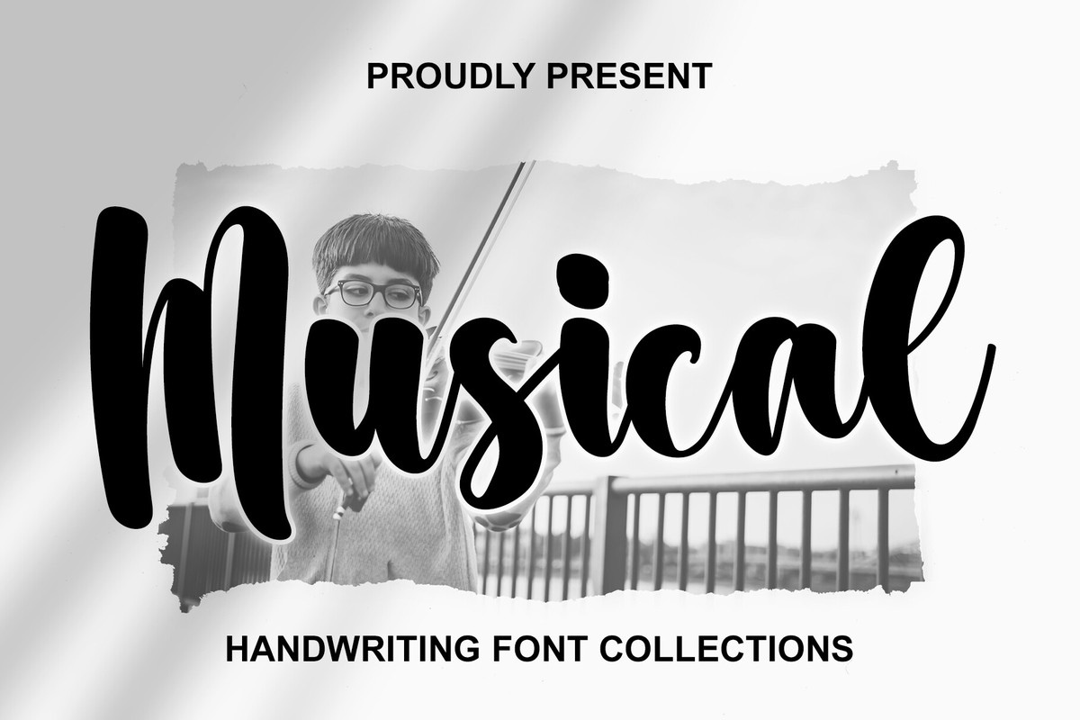 Schriftart Musical