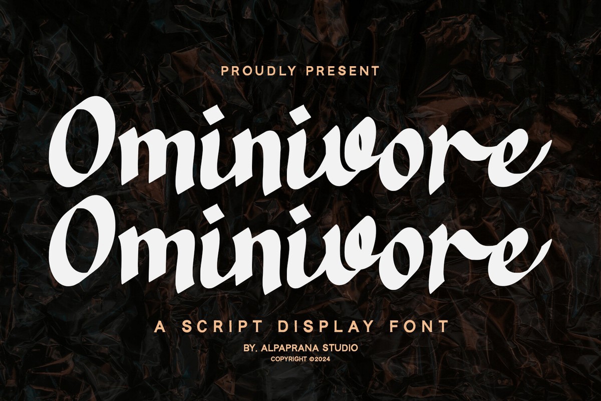 Schriftart Omnivore