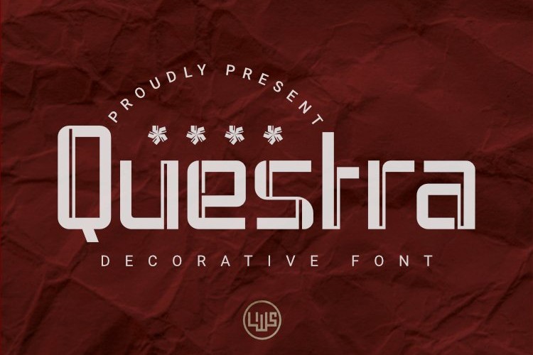 Schriftart Questra