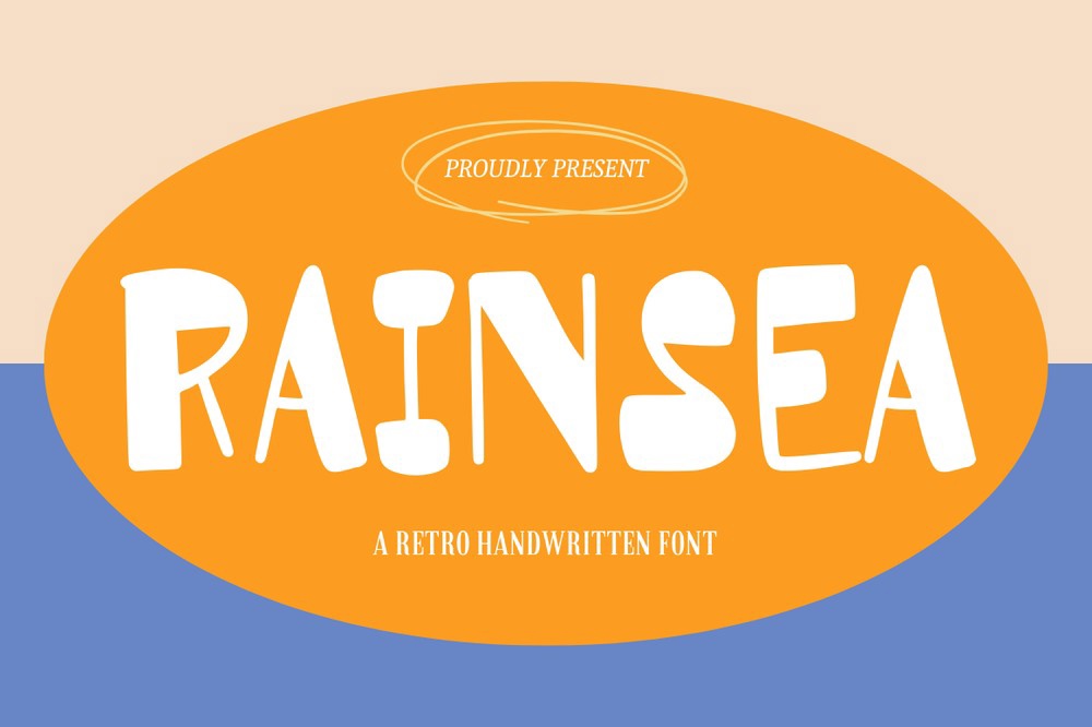 Schriftart Rainsea