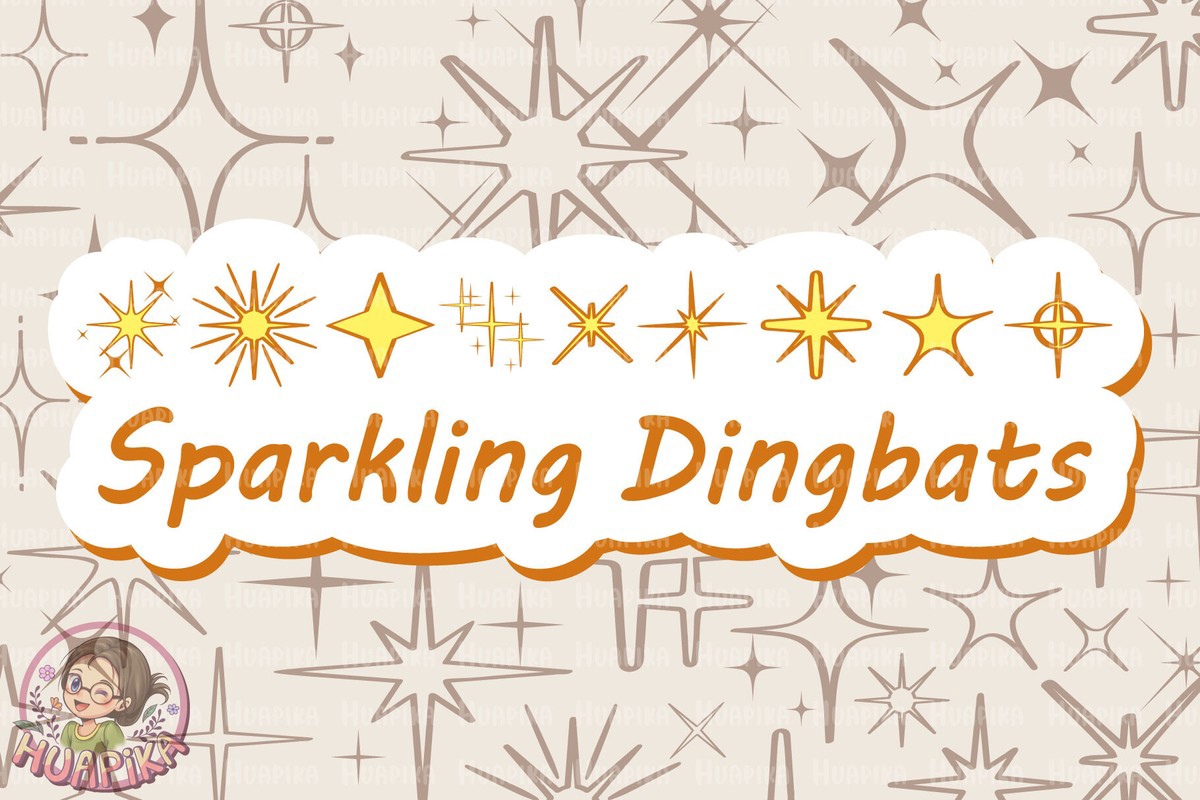 Schriftart Sparkling Dingbats