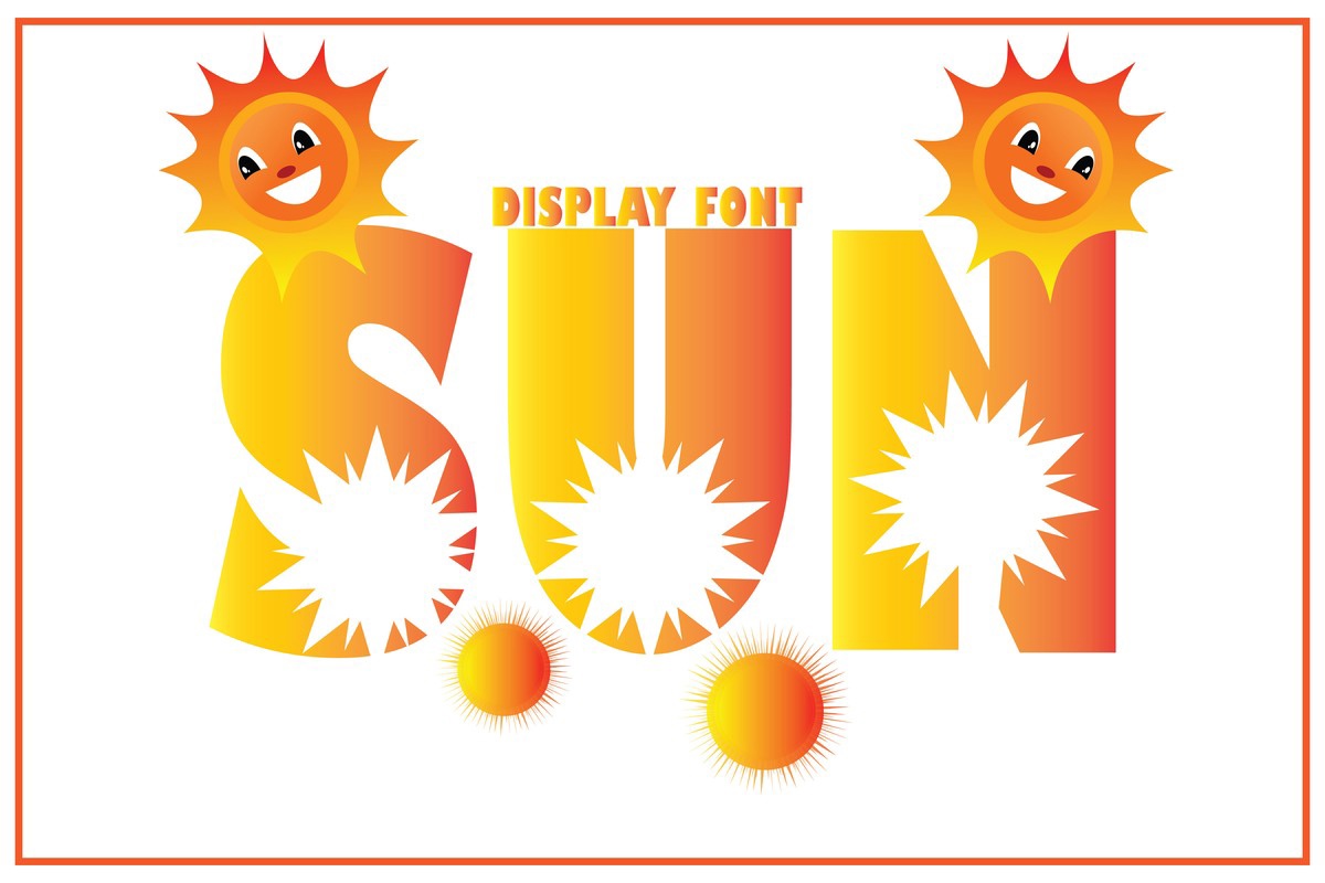 Schriftart Sun