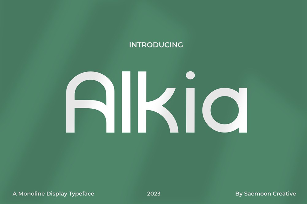 Schriftart Alkia