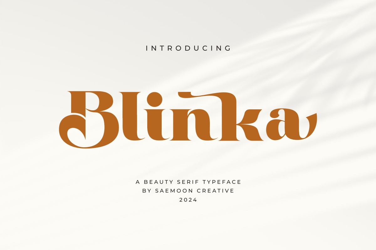 Schriftart Blinka