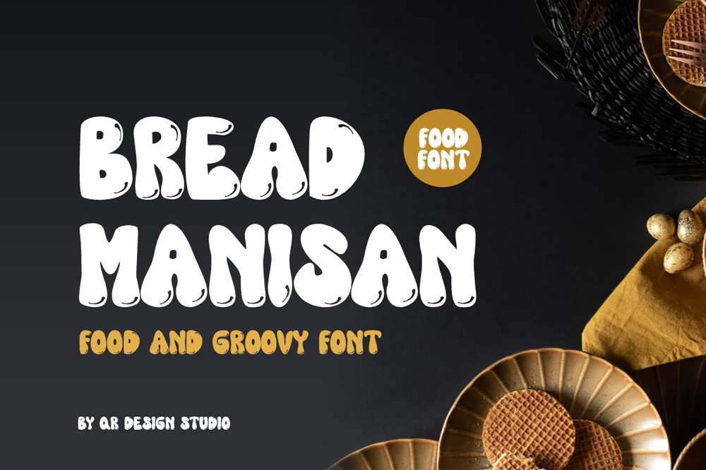 Schriftart Bread Manisan